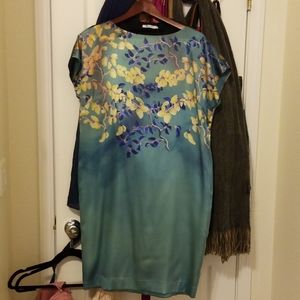 St John silk dress size 10